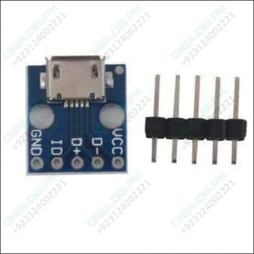 Female Micro Usb To Dip 5-pin Bread Board Power Supply Breadboard Power Supply