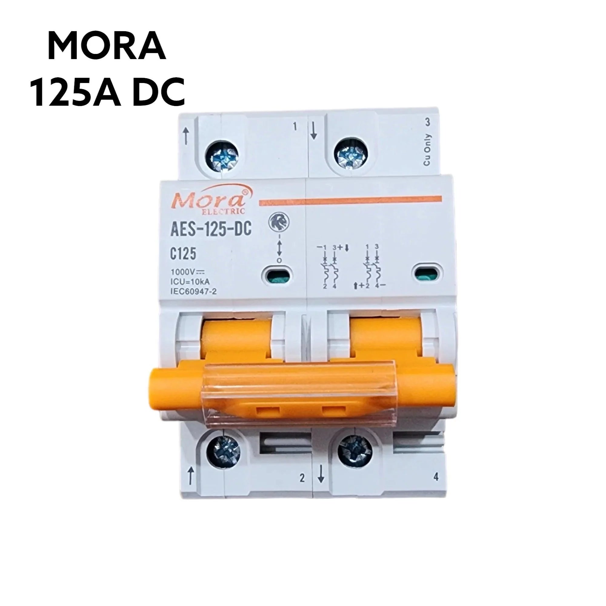 MORA 2P DC Circuit Breaker 1000V 32A 63A 125A Mora Battery Breaker DC