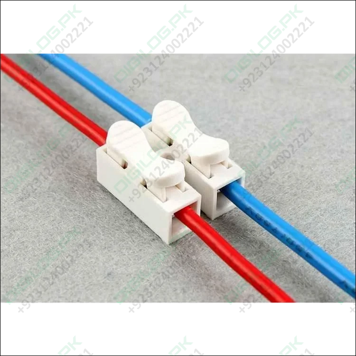 2 Point Quick Connector Cable Clamp Terminal Block Spring Connector Wire
