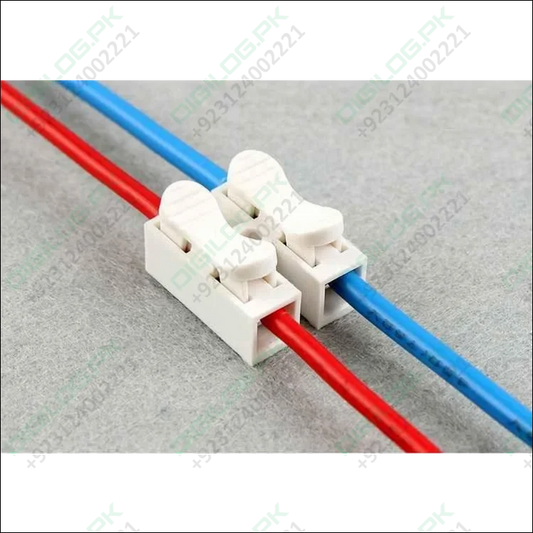 2 Point Quick Connector Cable Clamp Terminal Block Spring Connector Wire