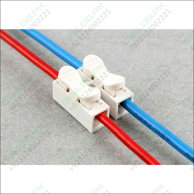 2 Point Quick Connector Cable Clamp Terminal Block Spring Connector Wire