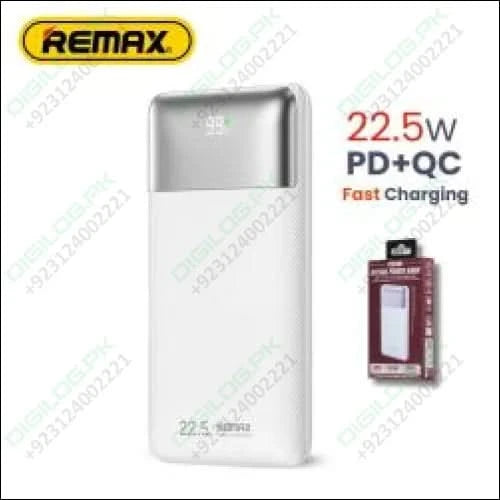 Remax Kiyuan Series 20w+22.5w Pd+qc Fast Charging Power Bank 10000mah Rpp-5 White