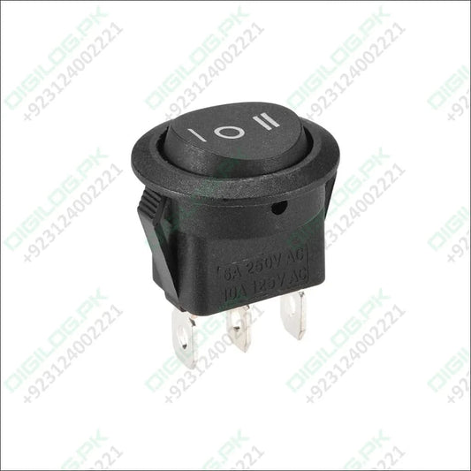Boat Rocker Switch Oval Toggle Switch 3pins ON/OFF/ON AC 250V/6A 125V/10A 1pcs