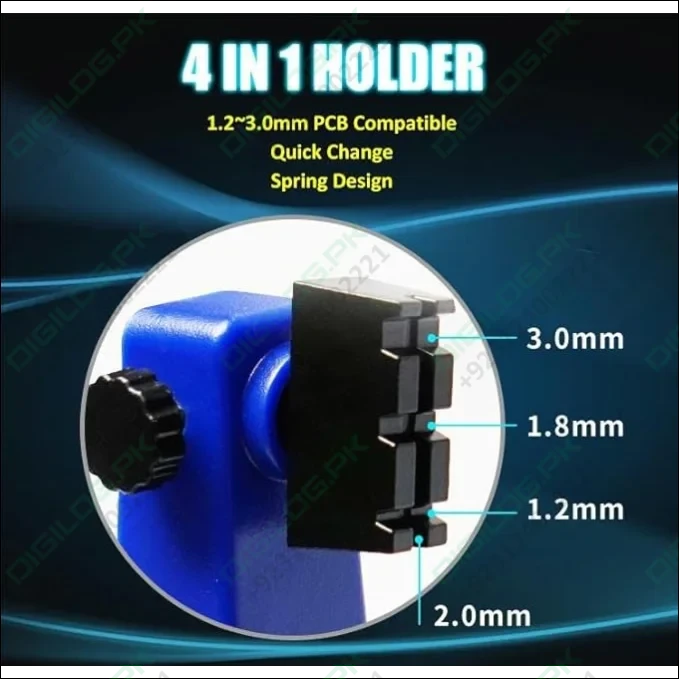 SN-390 Adjustable PCB Holder - 360° PCB Jig & Soldering Assembly Stand