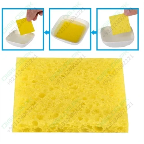 50mmx35mm Soldering Iron Tip Cleaner Soldering Sponge In Pakistan