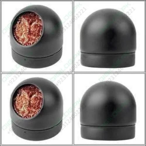 Soldering Iron Tip Cleaner Welding Head Cleaning Steel Wire Brush With Stand Holder For Bga Soldering Station