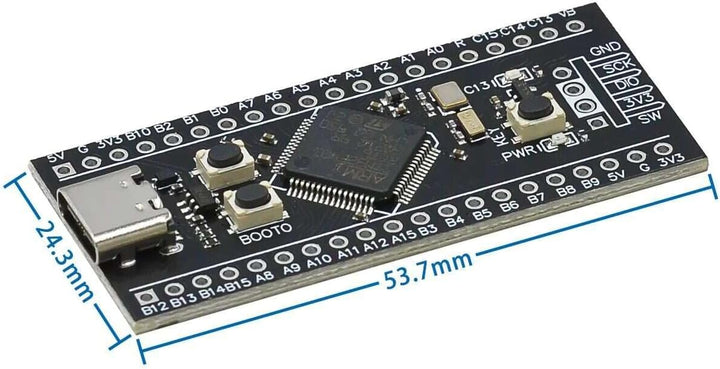 STM32F401RCT6 Development Board ( Black Pill) - USB Connectivity PRICE IN PAKISTAN