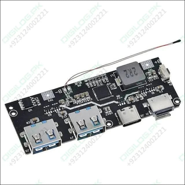 SW6206 SW6208 QC4 PD3.0 22.5W Power Bank Module front indicators Version C | Fast Charging | Digilog.pk