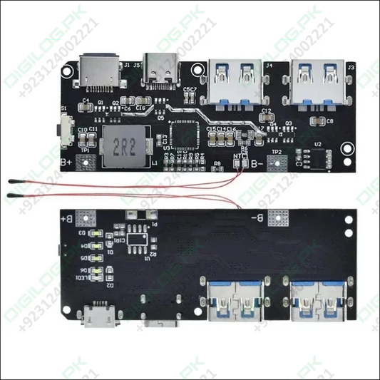 SW6206 SW6208 QC4 PD3.0 22.5W Power Bank Module front indicators Version C | Fast Charging | Digilog.pk