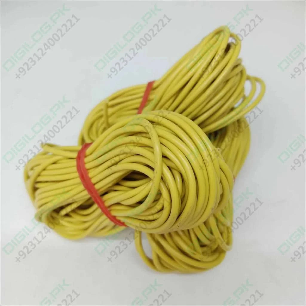Yellow Solderable Wire Flexible Wires For Wiring Jumper Wire Wiring Wire , Wiring Cable