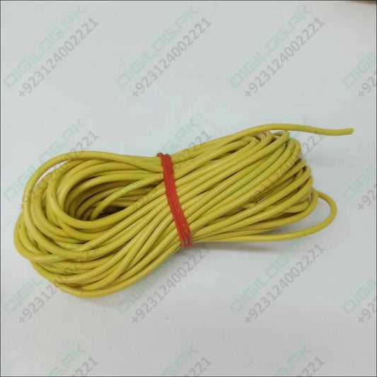 Yellow Solderable Wire Flexible Wires For Wiring Jumper Wire Wiring Wire , Wiring Cable