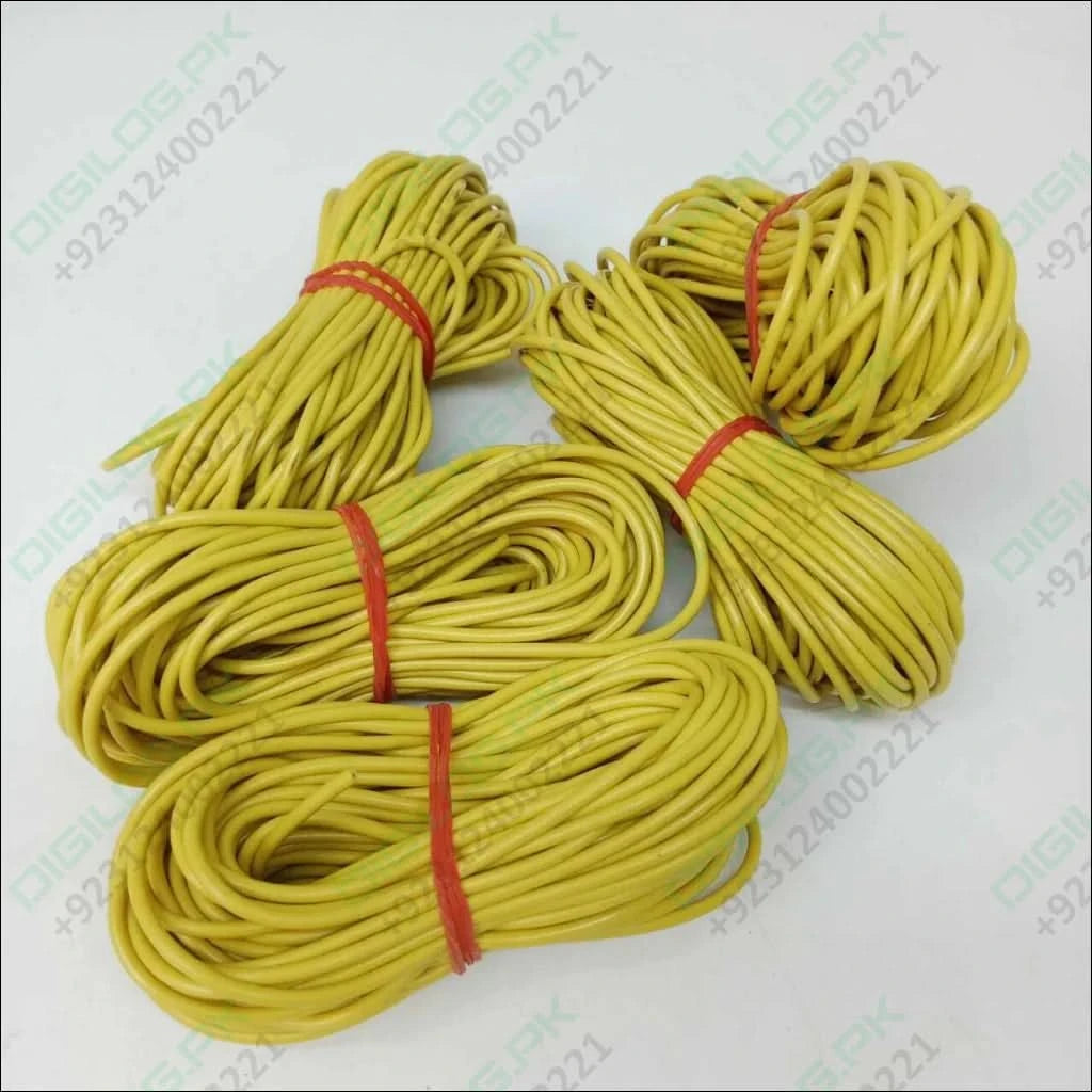 Yellow Solderable Wire Flexible Wires For Wiring Jumper Wire Wiring Wire , Wiring Cable
